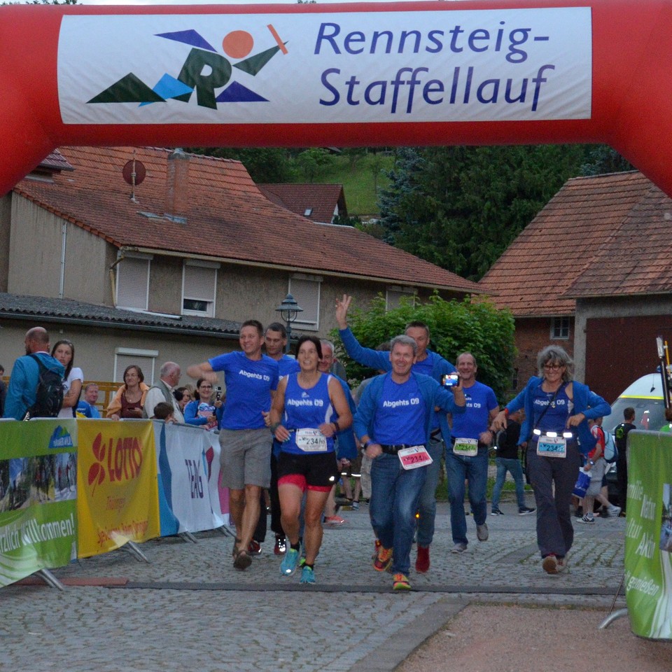 Rennsteig-Staffellauf 2017 - Etappe 10: Hohe Sonne – Hörschel
